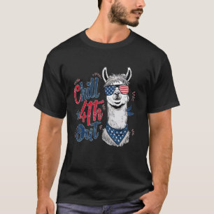 T-shirt Déguisement drôle Chill The Fourth Out Costume 4 j