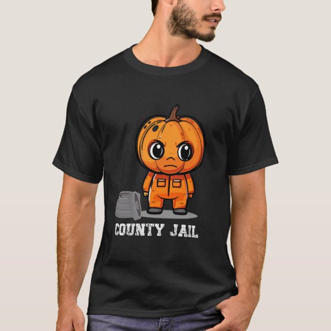 T-shirt Déguisement drôle de papa chat de prison pour Hall (Devant)