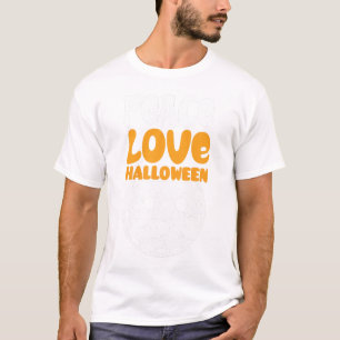 T-shirt Déguisement drôle de pickleball Halloween Paix Amo