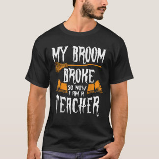 T-shirt Déguisement drôle de professeur sorcière pour Hall