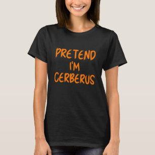 T-shirt Déguisement drôle et paresseux d'Halloween Je suis