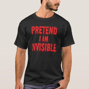 T-shirt Déguisement Enfant invisible pour Halloween