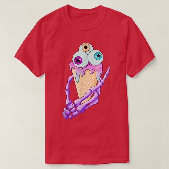 T-shirt Déguisement Eyescream Pastel Goth Mignon et Flippa (Design devant)