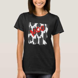 T-shirt Déguisement facile Halloween Imprimé Vache