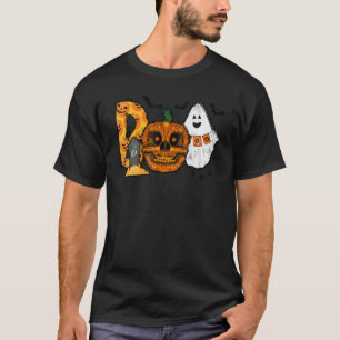 T-shirt Deguisement Halloween Boo Groovy Équipage Fantomat