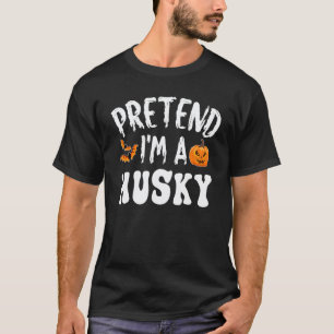 T-shirt Déguisement Halloween Husky Hommes Femmes Ki