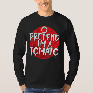 T-shirt Déguisement Halloween Paresseux Je Suis Un Tomate