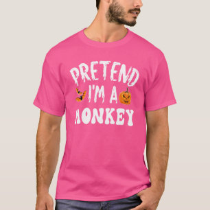 T-shirt Déguisement Halloween Singe Hommes Femmes K