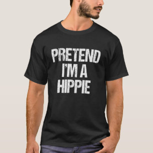 T-shirt Déguisement Hippie Fainéant Halloween