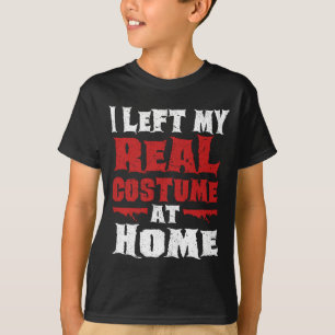 T-shirt Déguisement Réel Gauche À La Maison Drôle Paresseu