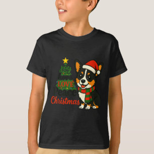 T-shirt Déguisement Tri Color Corgi Pjs Joie Espoir Amour
