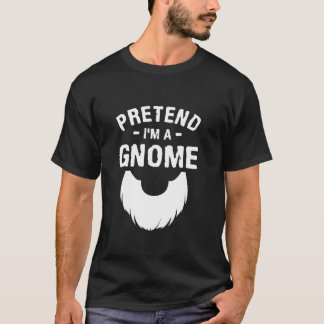 T-shirt Déguisez-vous en un gnome - Costume drôle d'Hallow