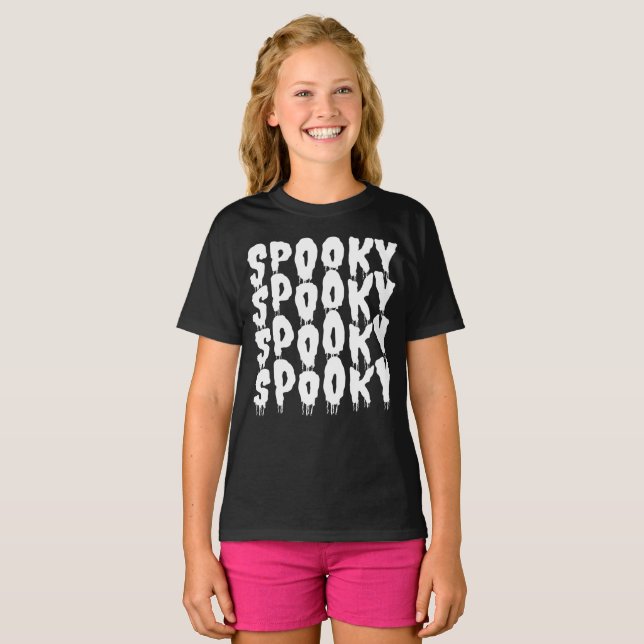 T-SHIRT DEGUISMENT D'HALLOWEEN EFFRAYANT EFFRAYANT (Devant entier)