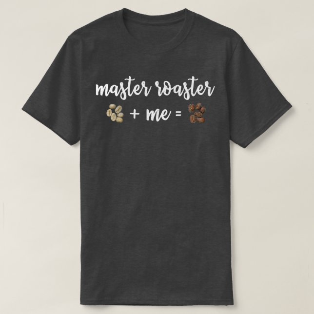 T-shirt Dégustation De Café Pour Master Roaster Distressed (Design devant)