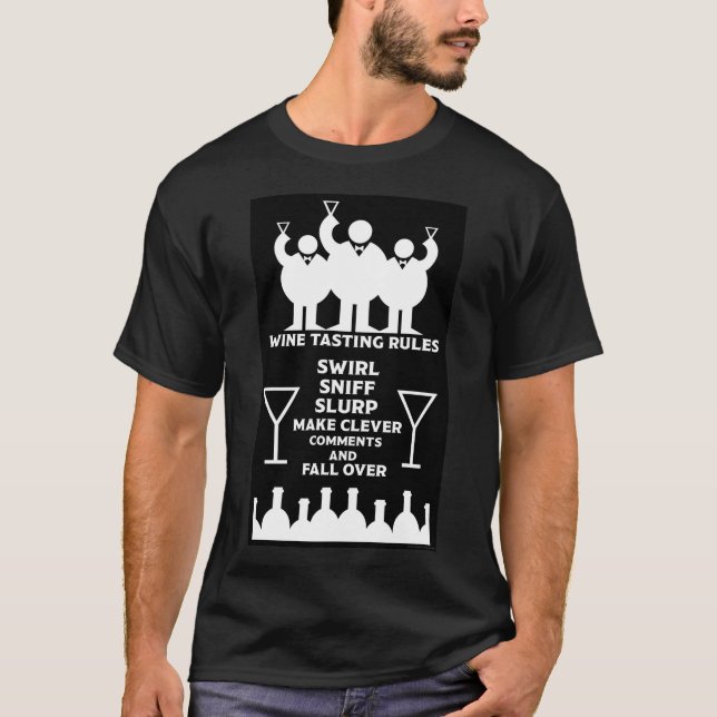 T-shirt dégustation de vin (Devant)