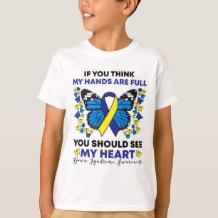 T-shirt Dehors Syndrome Sensibilisation Ruban Papillon mam