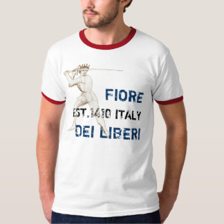 T-SHIRT DEI LIBERI, FIORE, EST.1409 ITALIE