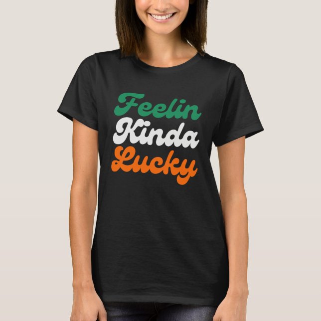 T-shirt Déjà Chanceux défilé de la Saint-Patrick (Devant)