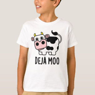 T-shirt Deja Moo Funny Pun de vache