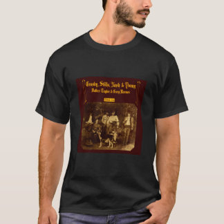 T-shirt Déjà Vu - Crosby Stills Nash Young Classic