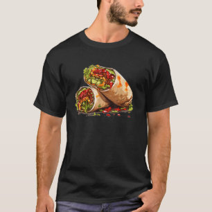 T-shirt Déjeuner Burrito pour les amateurs de cuisine cost