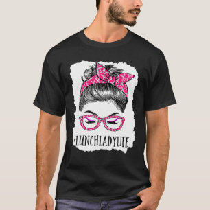 T-shirt Déjeuner Dame En Octobre Nous Portons Pink Messy B