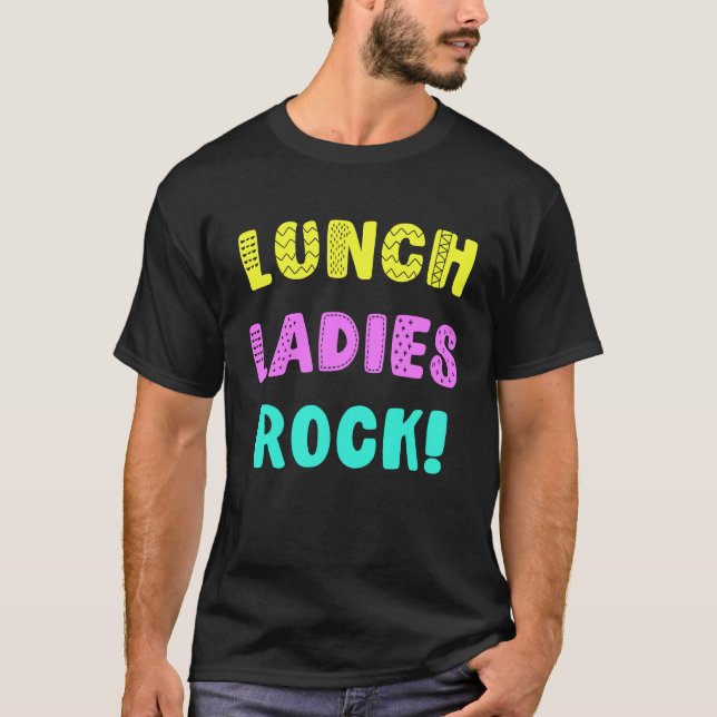 T-shirt Déjeuner Dames Rock pour Cafétéria Collaborateur (Devant)