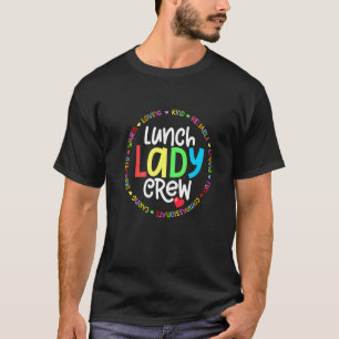 T-shirt Déjeuner d'école Lady Crew Cafétéria Workers Sq