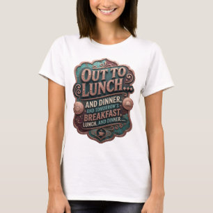 T-shirt DEJEUNER ET DINER ET PETIT-DÉJEUNER DE DEMAIN v4