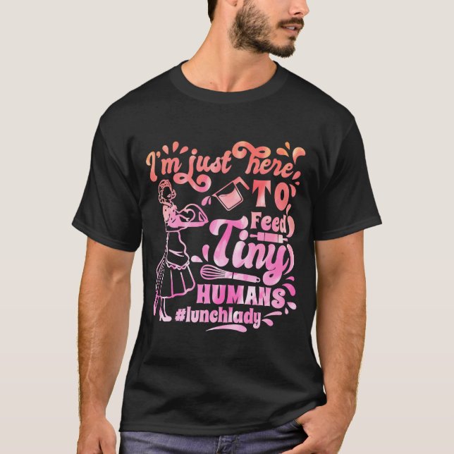 T-shirt Déjeuner Lady Apparel Cafétéria Travailleuse pour  (Devant)