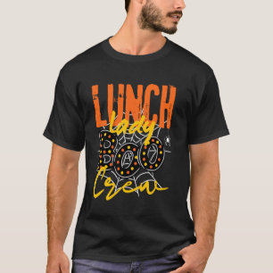 T-shirt Déjeuner Lady Boo Crew Drôle Femme Cafétéria Trava