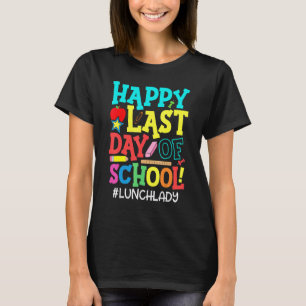 T-shirt Déjeuner Lady Cafeteria Joyeux Jour De L'École Sum