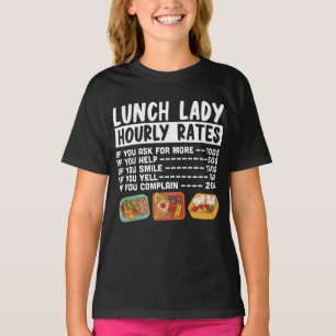 T-shirt Déjeuner Lady Déjeuner Lady Tarifs Horaires Déjeun