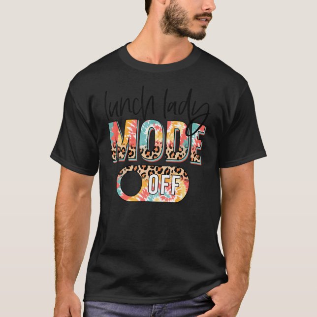 T-shirt Déjeuner Lady Mode Off Leopard & Tie Dye Déjeuner  (Devant)