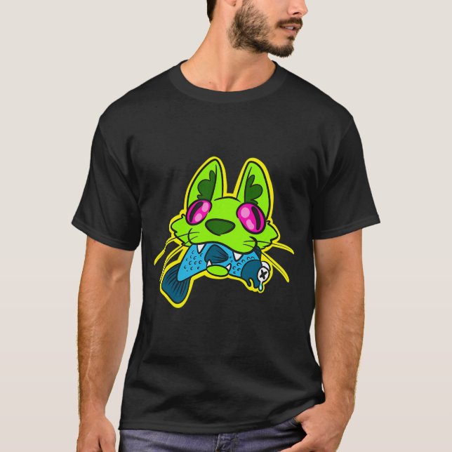 T-shirt Déjeuner Néon (Devant)