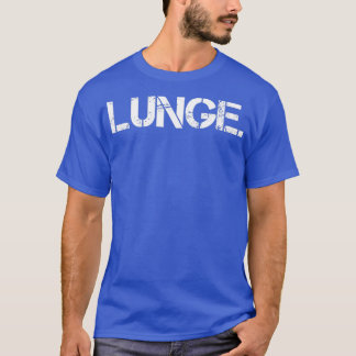 T-shirt Déjeuner Poids Poids Lifter Lunges Salle De Sport