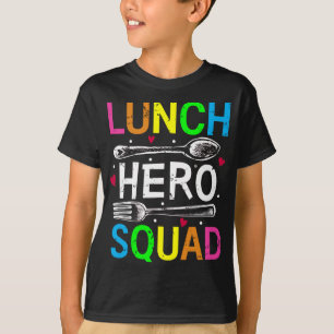 T-shirt Déjeuner scolaire Hero Squad Cafeteria Workers Boy