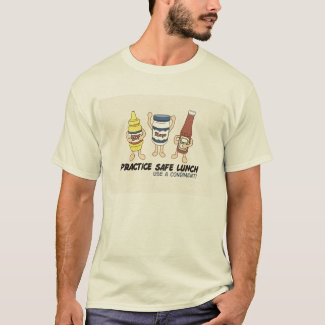 T-shirt Déjeuner sûr (Devant)