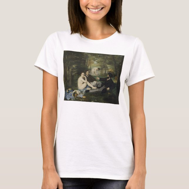T-shirt Déjeuner sur l'herbe by Edouard Manet (Devant)