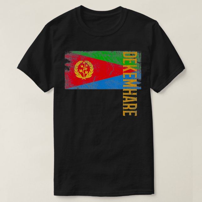 T-shirt Dekemhare Eritrea, Gift For Eritrean Men, Women an (Design devant)