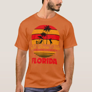 T-shirt Del Retirement Boca Vista Floride Vintage Funny Va