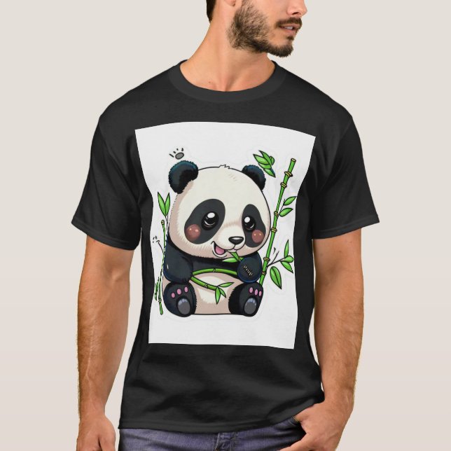 T-shirt Délai et devis du panda (Devant)