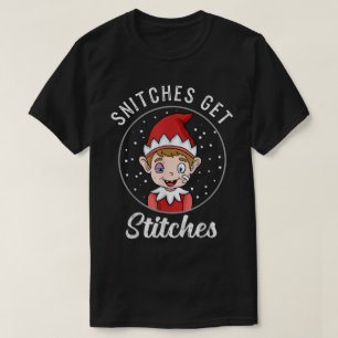 T-shirt Délateurs se font recoudre drôle d'art de lutin