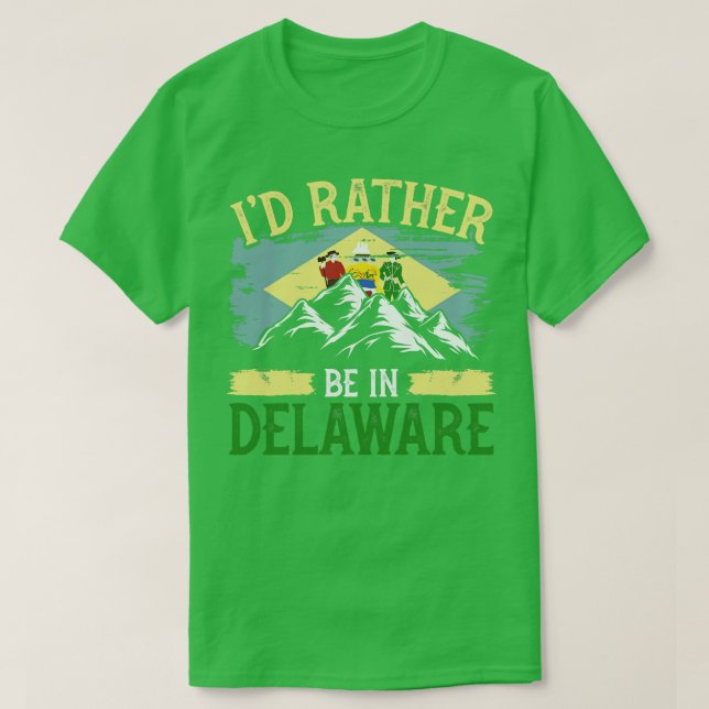 T-shirt Delaware Accueil État Souvenir (Design devant)