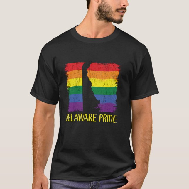 T-shirt Delaware Pride Delawareans USA Amérique États-Unis (Devant)