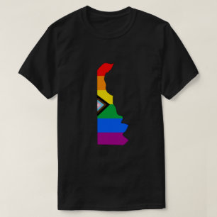 T-shirt Delaware State Pride Fierté LGBTQ Progress Pride