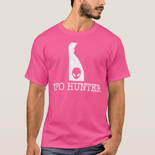 T-shirt Delaware Ufo Hunter (Devant)