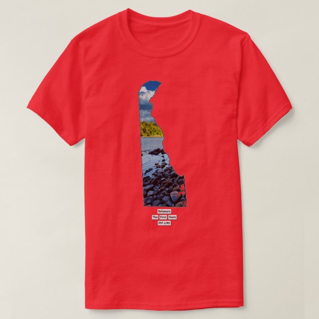 T-shirt Delaware USA (Design devant)