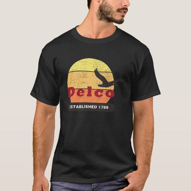 T-shirt Delco Est 1789 Goose Distressed (Devant)