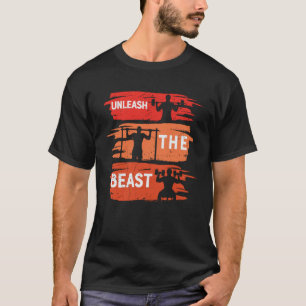 T-shirt Déleash The Beast Gym Force entraînement entraînem